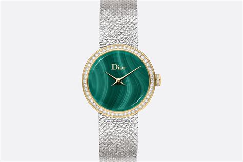 dior satin band watch|La D de Dior Satine Ø 25 mm, Steel, White Mother.